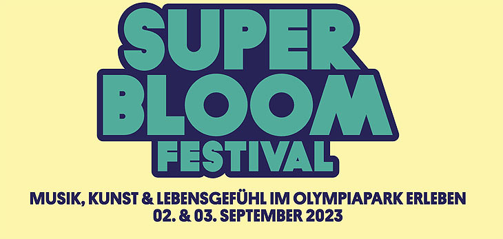 Superbloom Festival im Olympiapark am 02.+03.09.2023